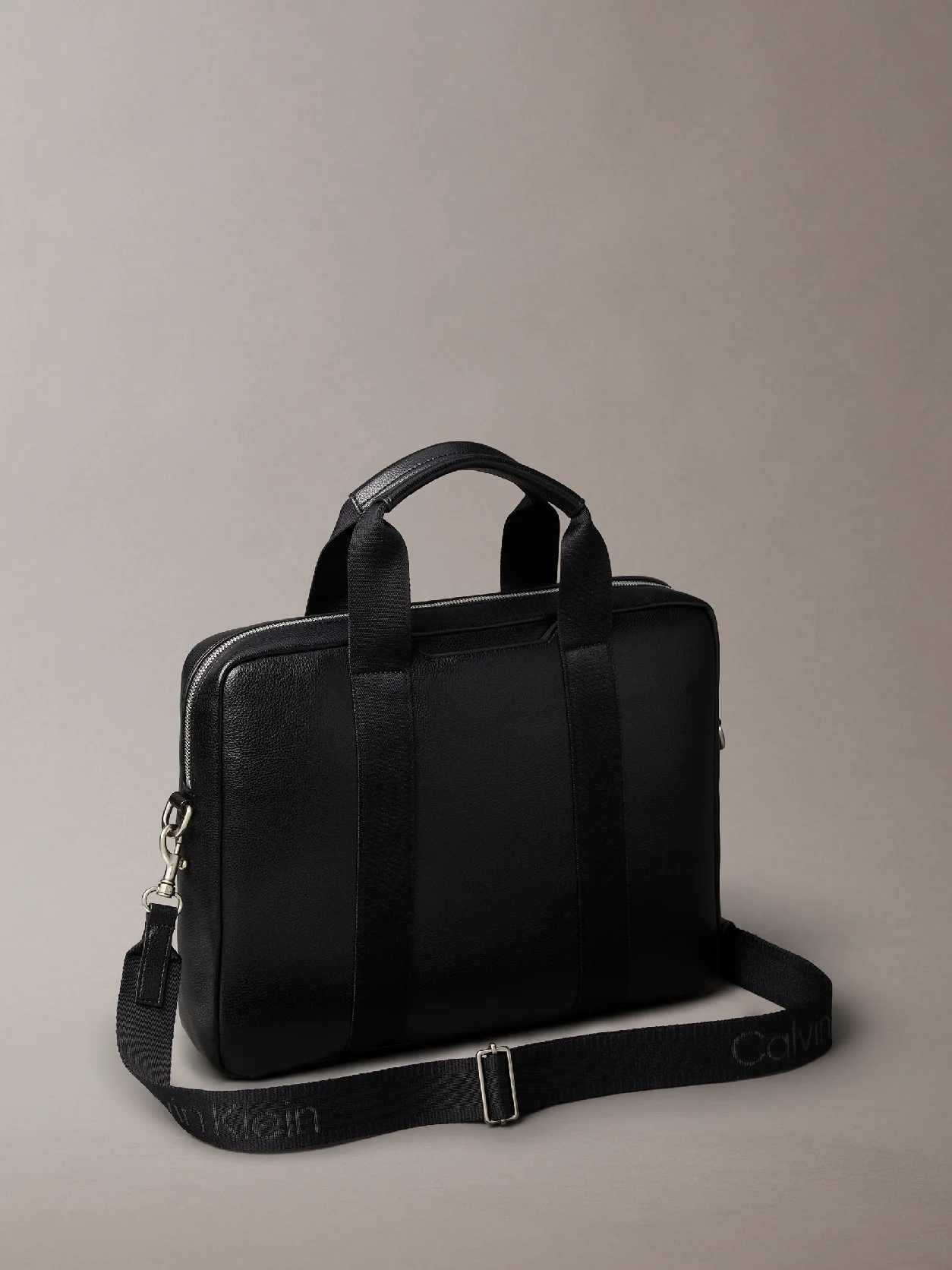 Black Pebbled Smart Storage Laptop Bag