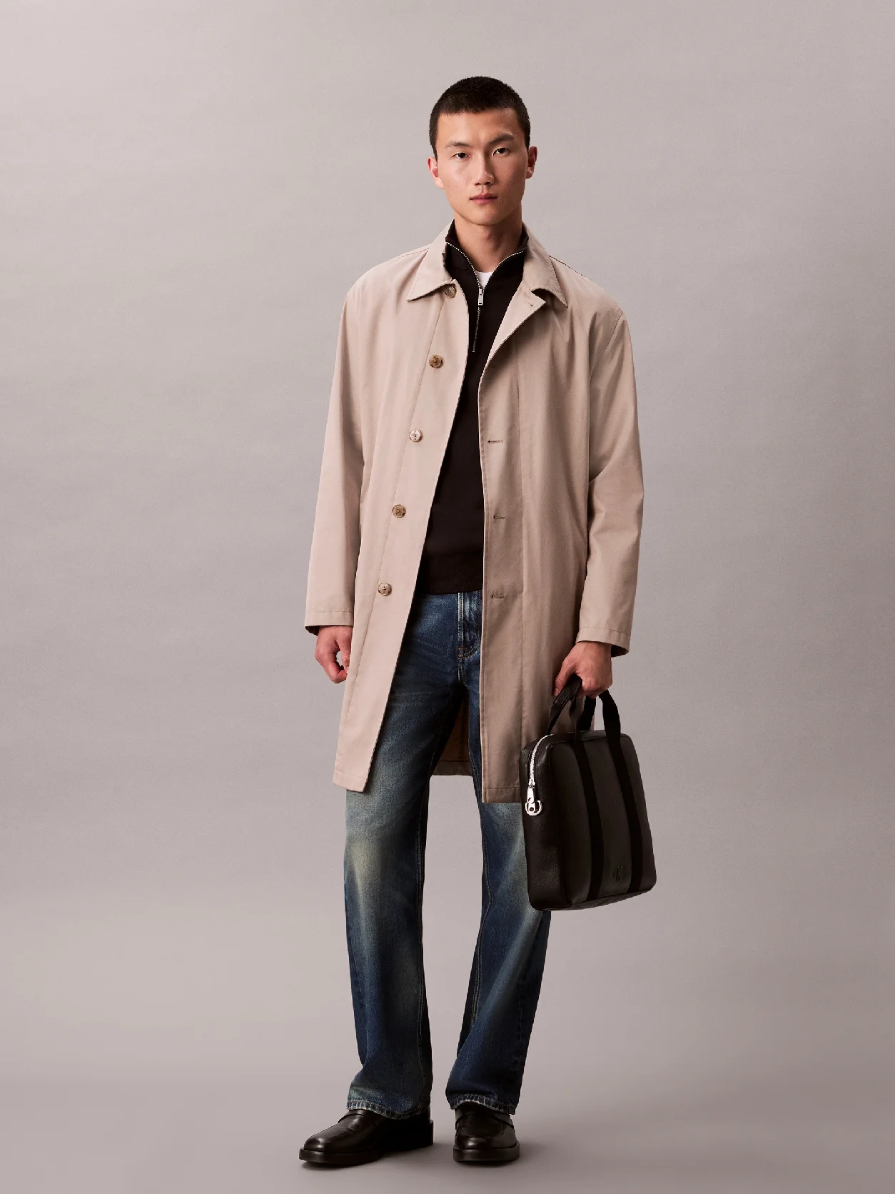 Black Pebbled Smart Storage Laptop Bag