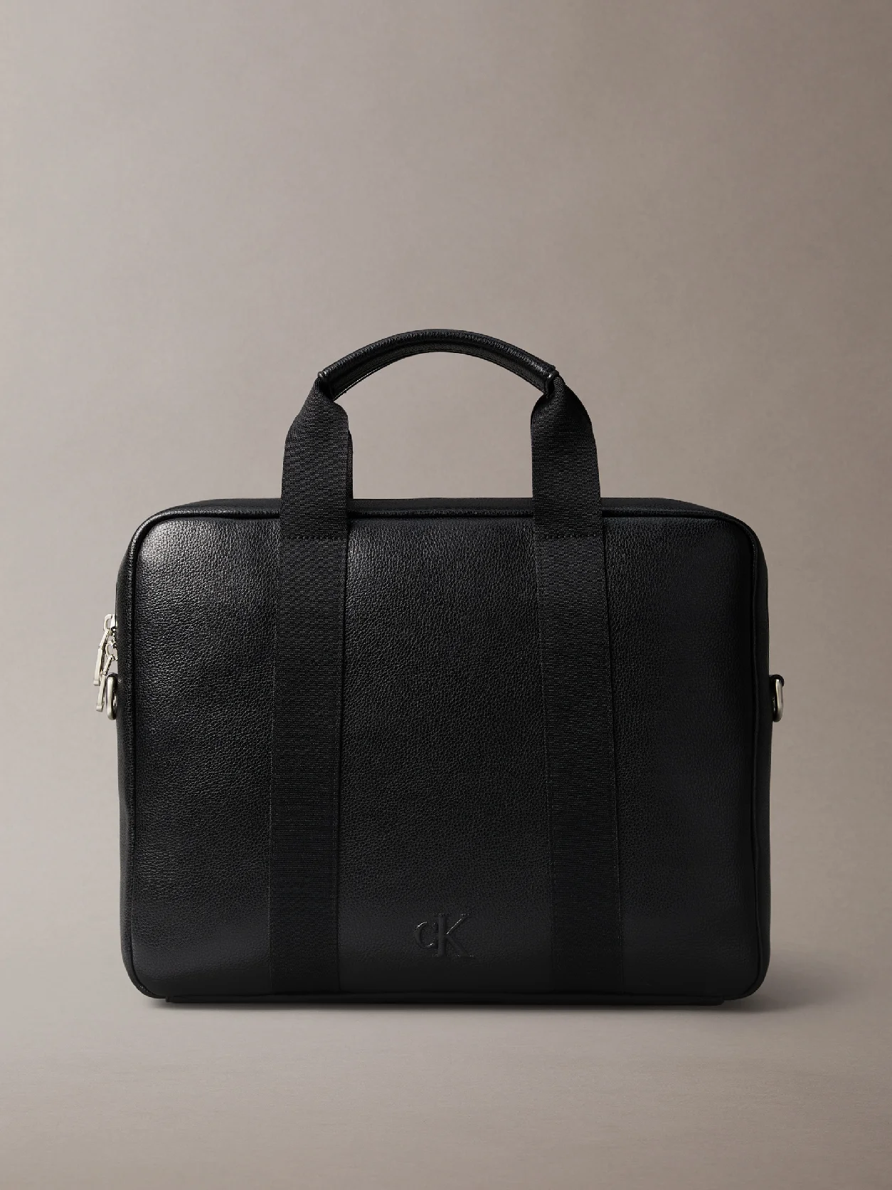 Black Pebbled Smart Storage Laptop Bag
