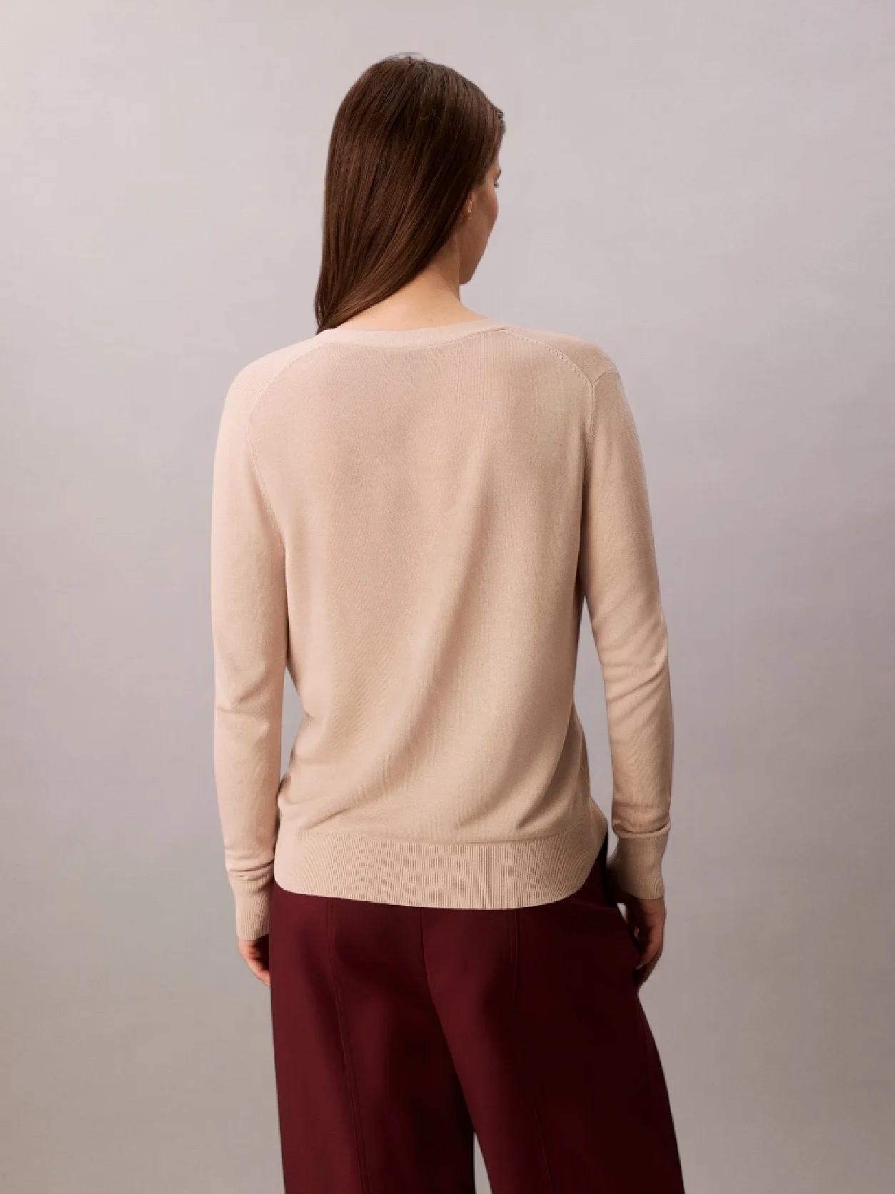 Charming Khaki Fine Gauge Viscose Cardigan