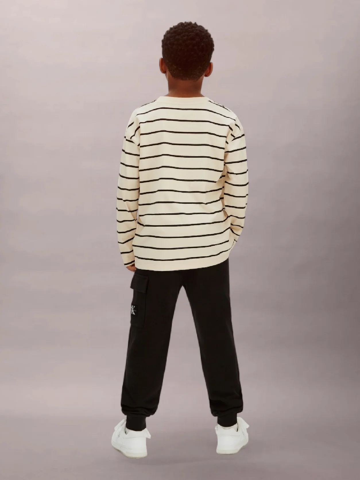 Ck Black Relaxed Cargo Joggers