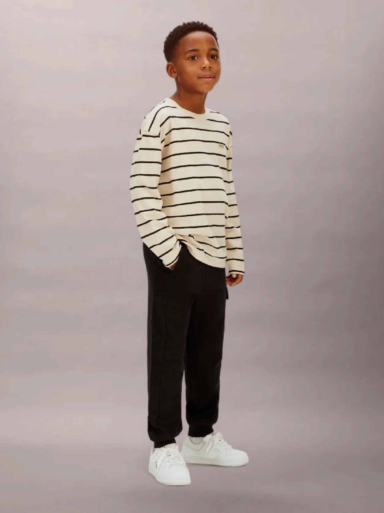 Ck Black Relaxed Cargo Joggers