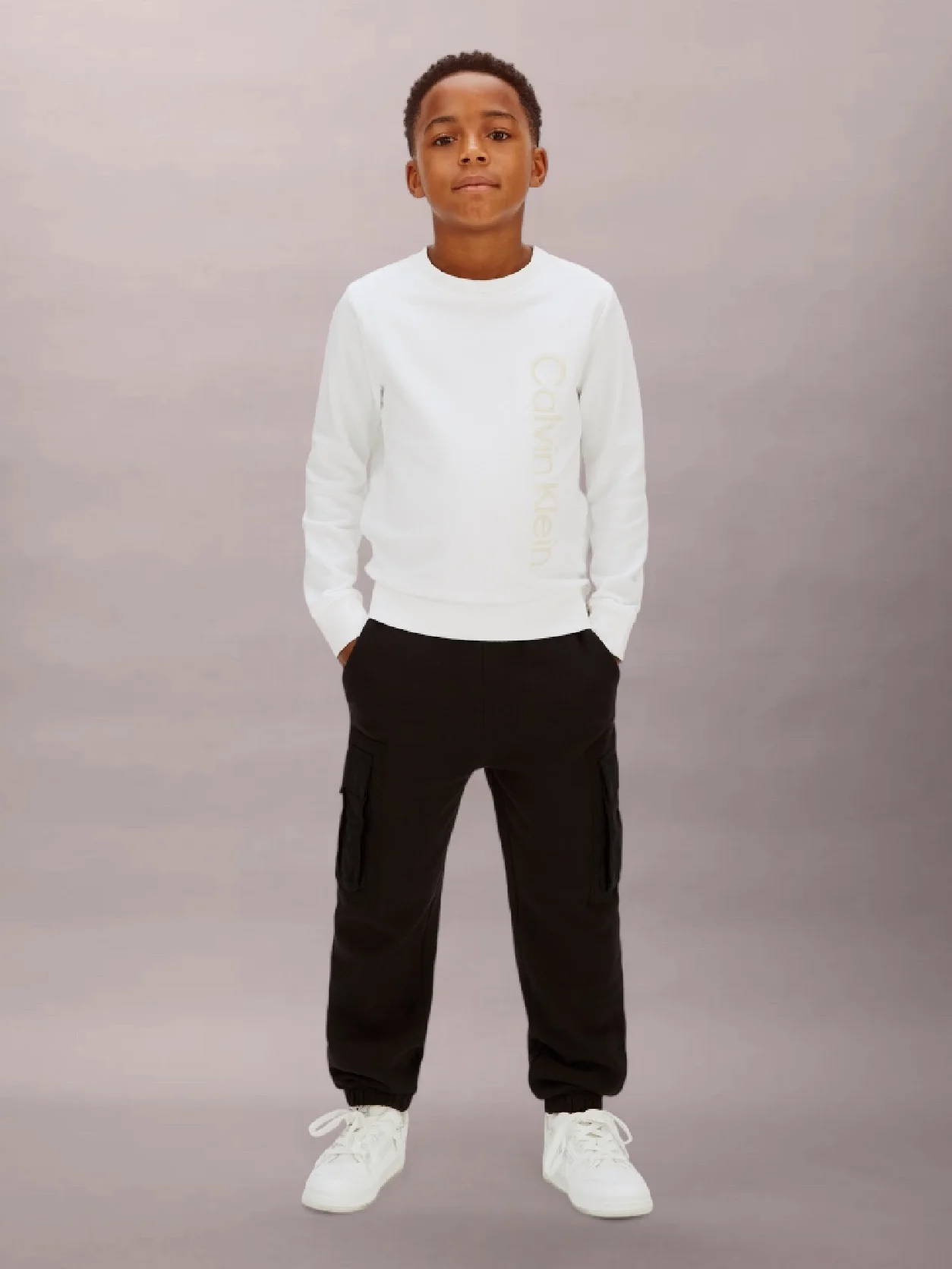 Ck Black Contrast Pocket Joggers