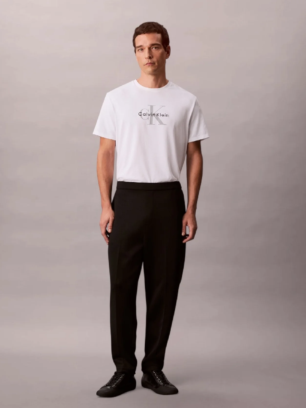 Black Heavy Tricot Sweatpants