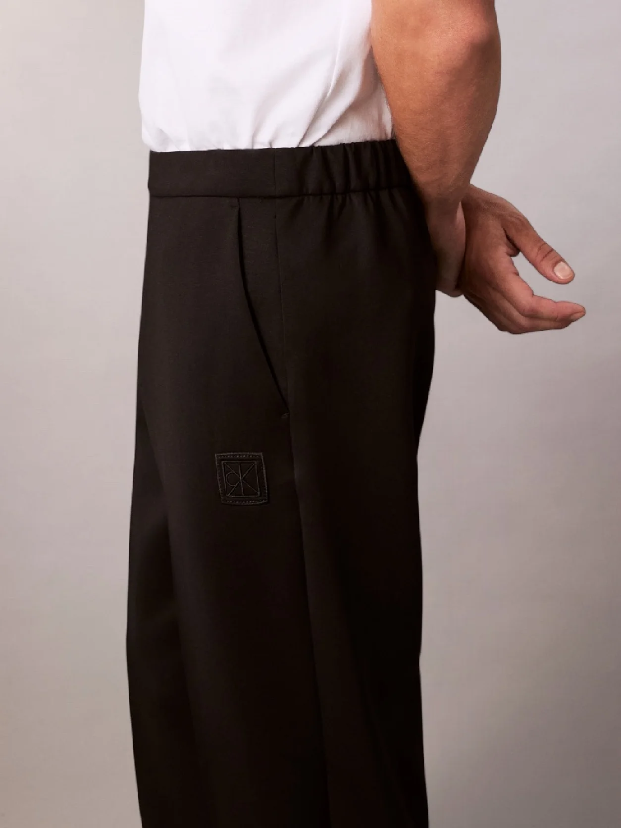 Black Heavy Tricot Sweatpants