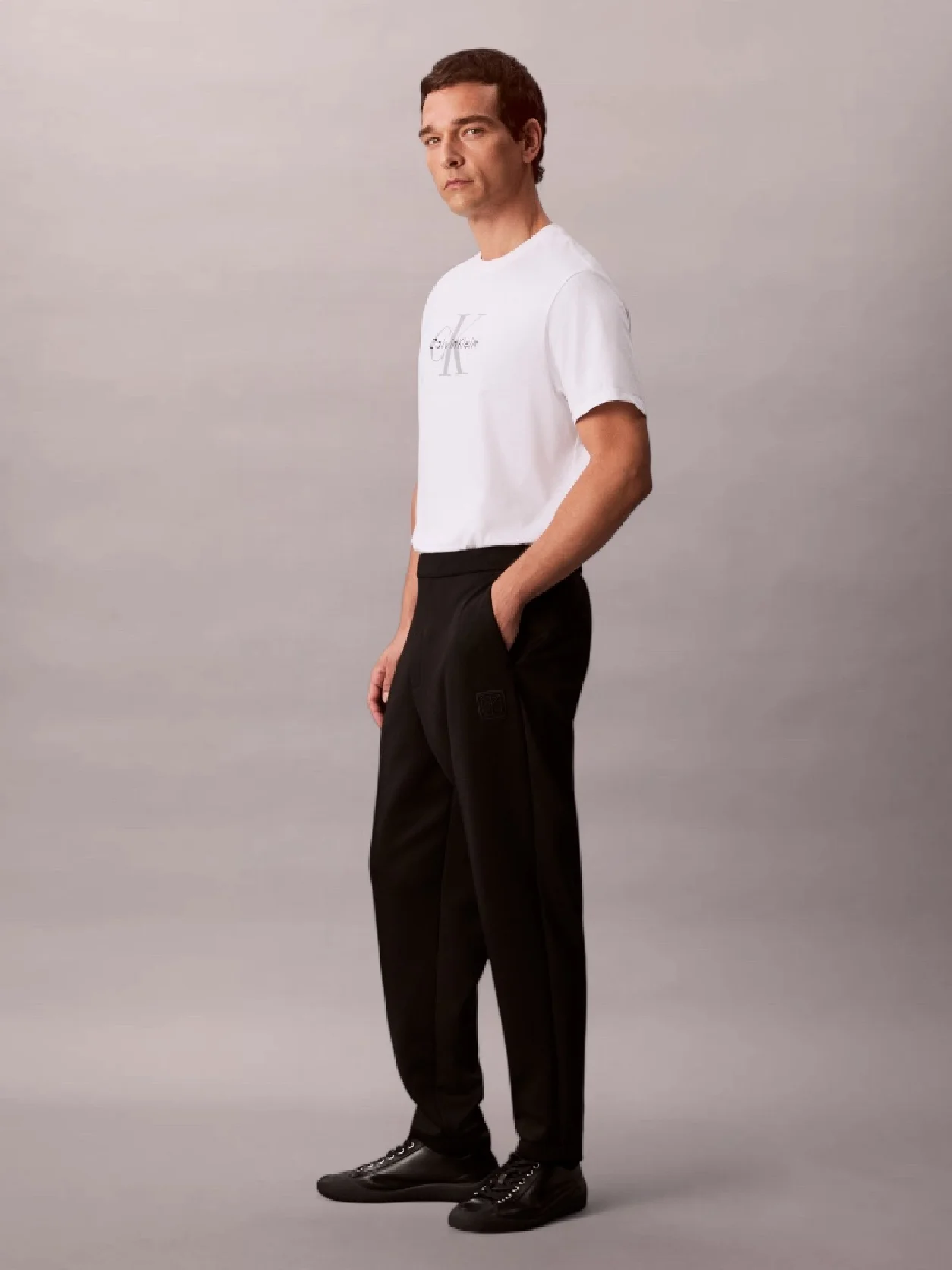Black Heavy Tricot Sweatpants