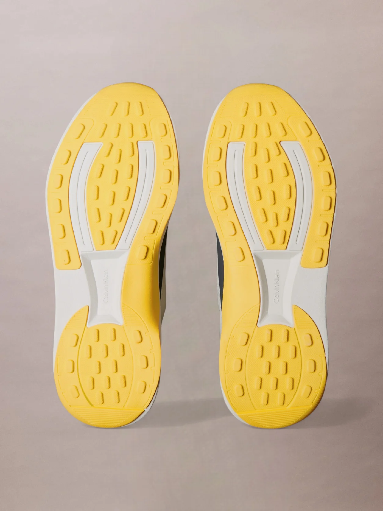 Vaporous White/Coal/Buttercup Chunky Runner Sock Knit Trainers