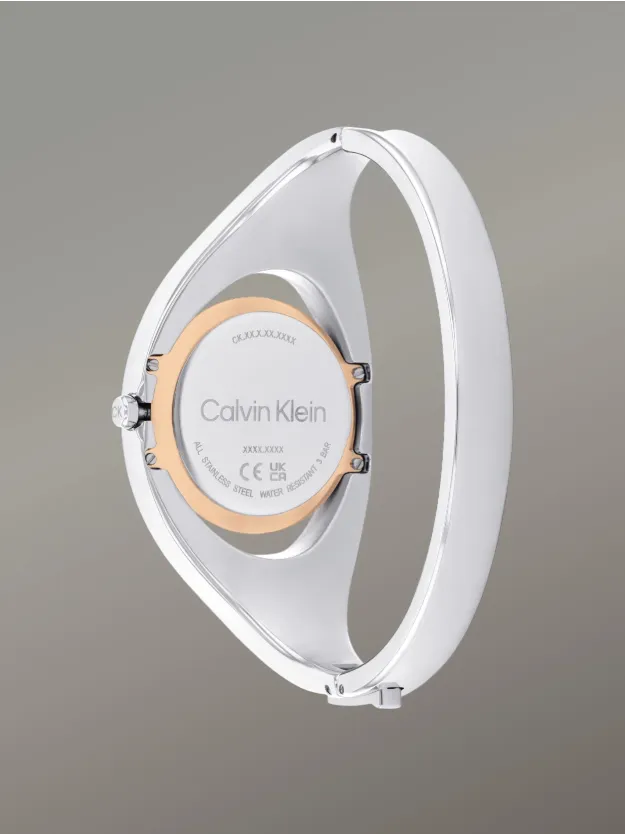 Silver ساعة يد إيليشن بسوار نحيف