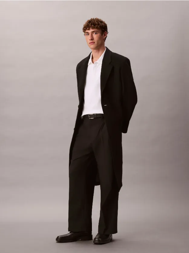 Bright White بولوشيرت من القطن الفاخر