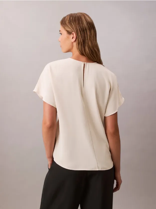 Chalk بلوزة بتفصيلة معدنية