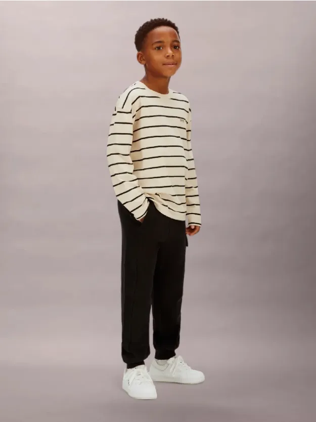 Ck Black Relaxed Cargo Joggers