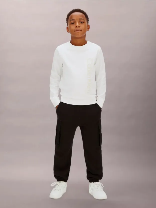 Ck Black Contrast Pocket Joggers