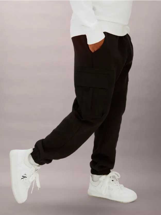 Ck Black Contrast Pocket Joggers
