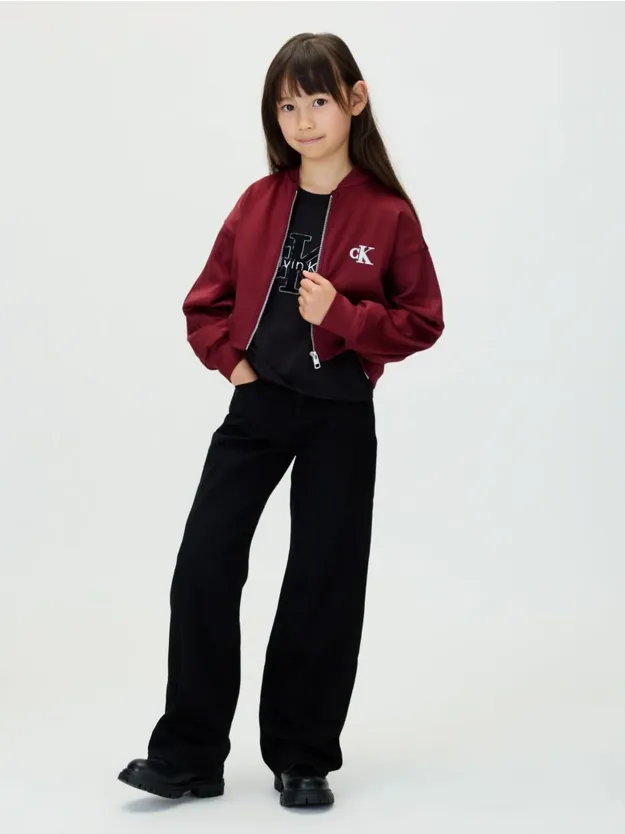 Ck Black Toweling Logo T-shirt