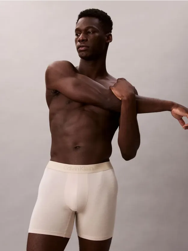 CHARCOAL HEATHER/ALOE ESENCE/TEAL M طقم سراويل داخلية بوكسر من تشكيلة Ultra Soft Modal من 3 قطع