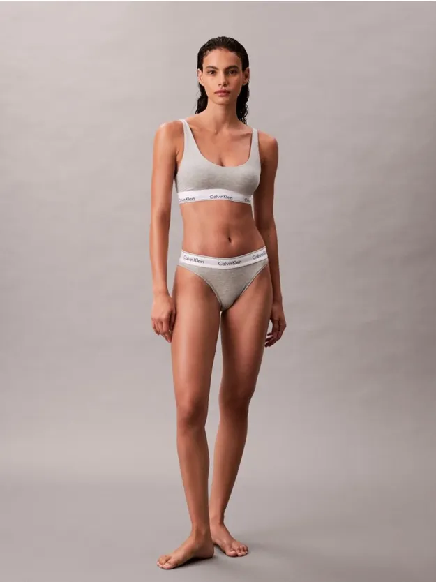 Grey Heather براليت ببطانة خفيفة من مجموعة آيكون كوتن مودال