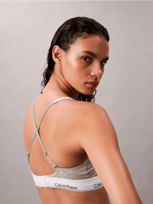 Grey Heather براليت ببطانة خفيفة من مجموعة آيكون كوتن مودال