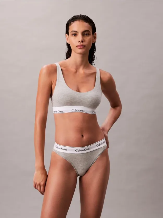 Grey Heather براليت ببطانة خفيفة من مجموعة آيكون كوتن مودال