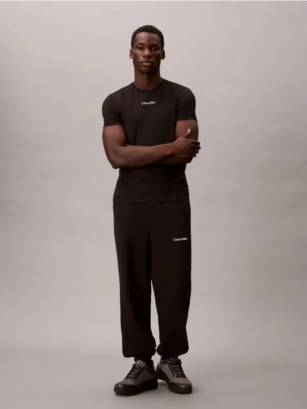 Black بدلة رياضية قطن تيري ناعم