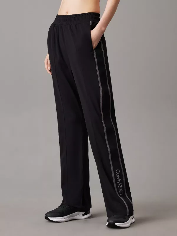 Wide Leg Tracksuit Bottoms