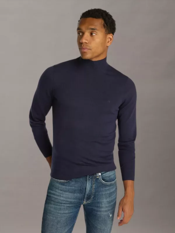 Merino Mock Neck Jumper