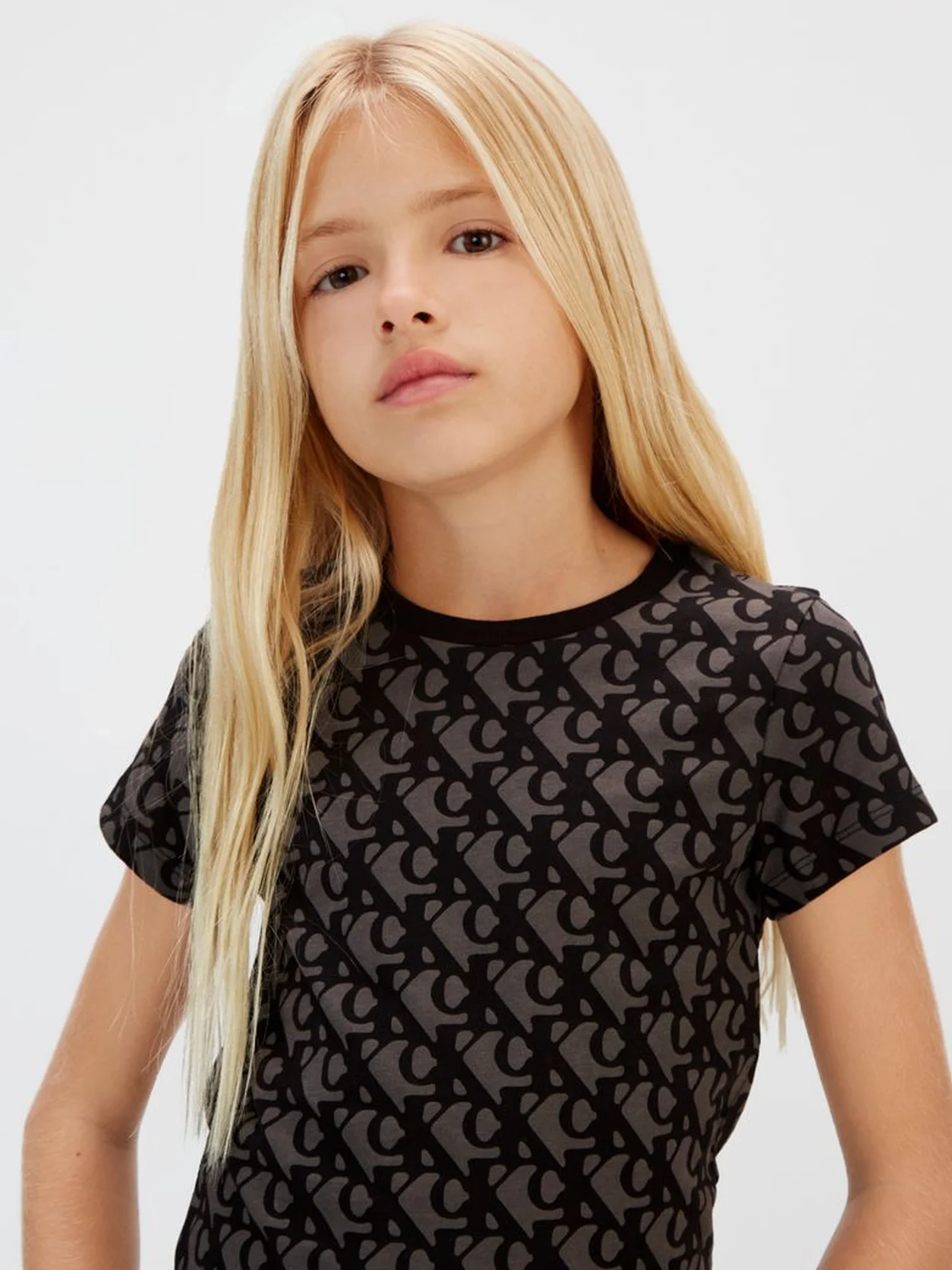 Whitecap Gray / Ck Black 2-Pack Stripe Slim T-Shirts