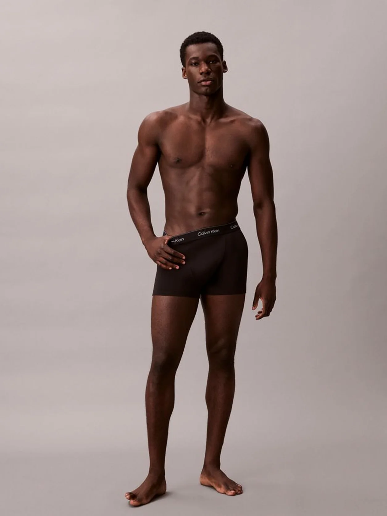 Black w/ Chalk Logo/Black w/ Currie 3 Pack Relaxed Dart Trunks - Icon Cotton Stretch