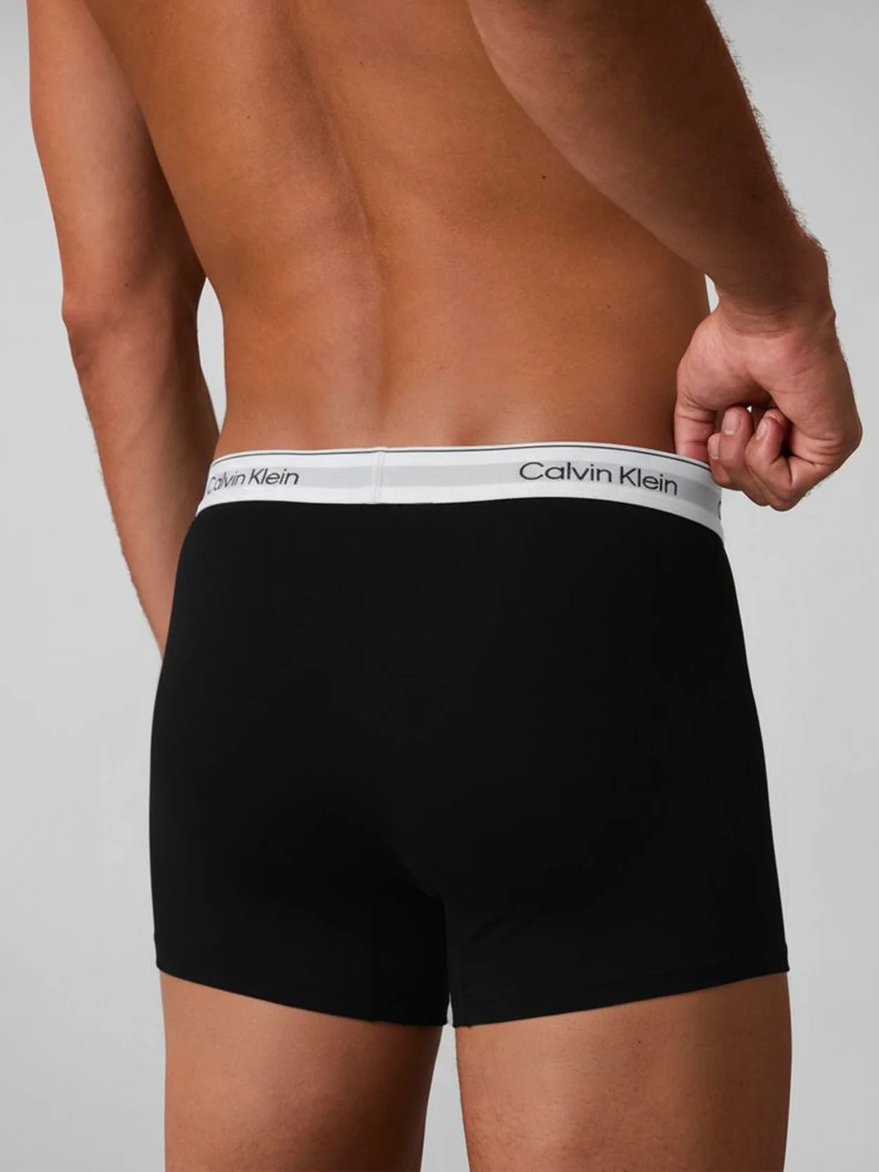 Black/Seamless Emblem_Dark Berry/Ad 3 Pack Trunks - Cotton Stretch