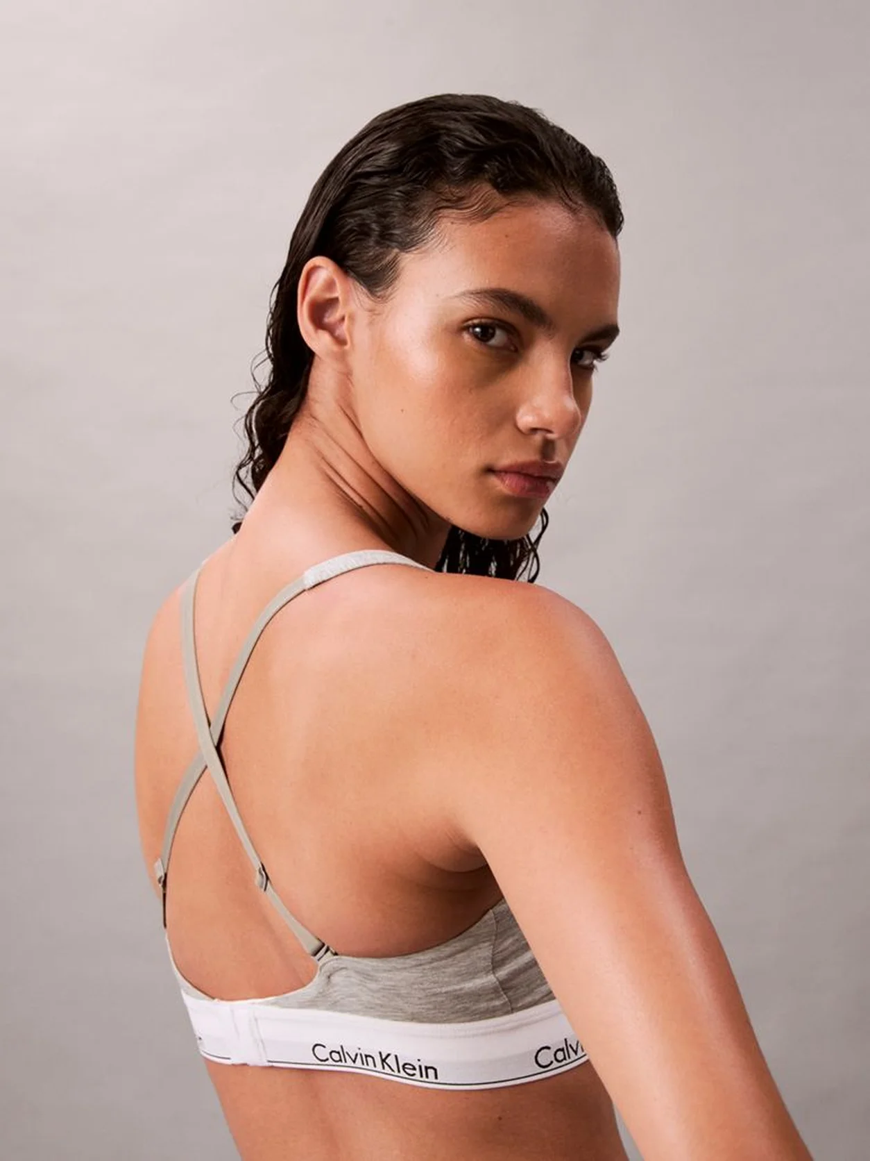 Grey Heather براليت ببطانة خفيفة من مجموعة آيكون كوتن مودال