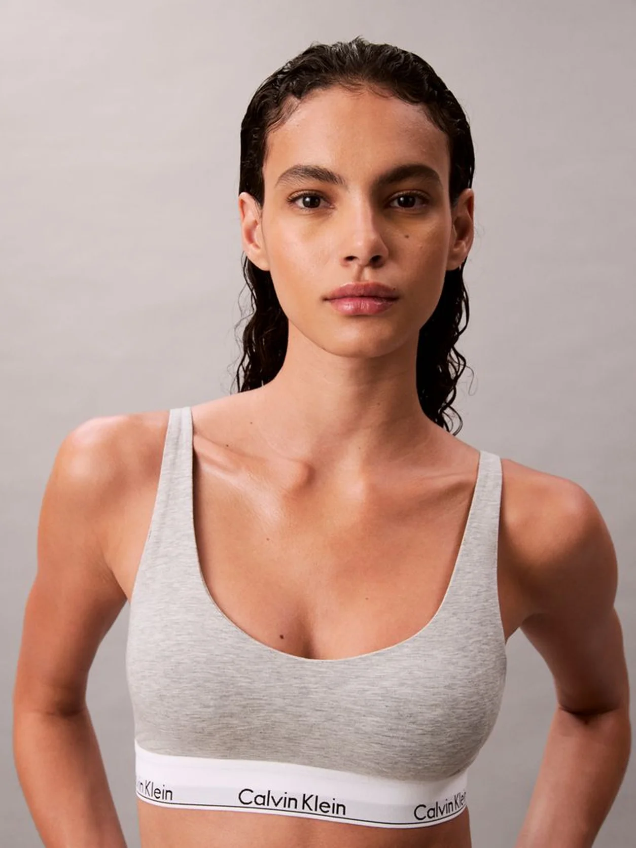 Grey Heather براليت ببطانة خفيفة من مجموعة آيكون كوتن مودال