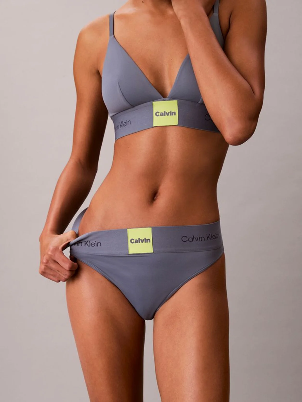 Metro Grey Bikini Briefs - Calvin Klein Graphic