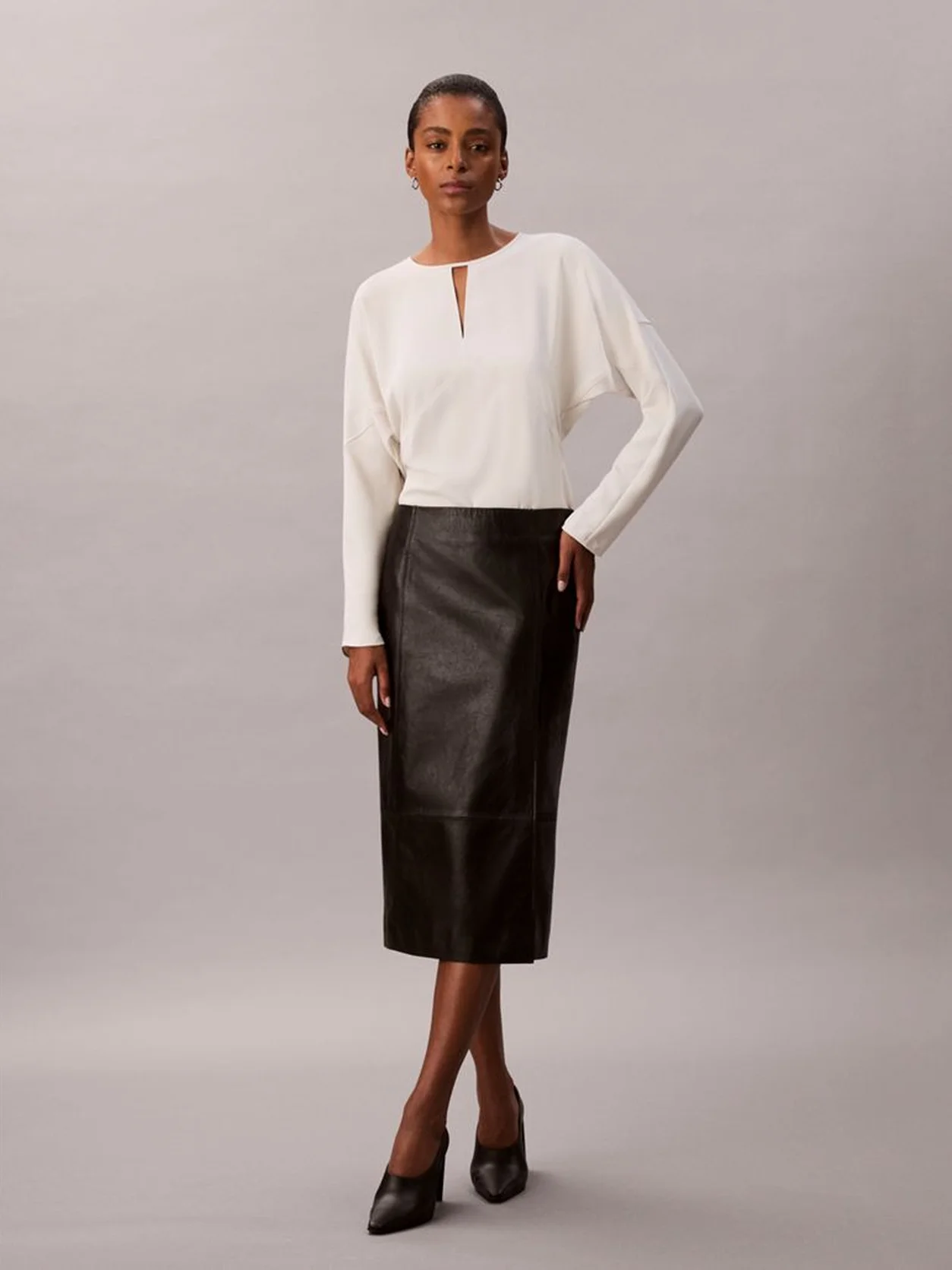 Chalk قطعة علوية من الكريب بتصميم من عدة أجزاء