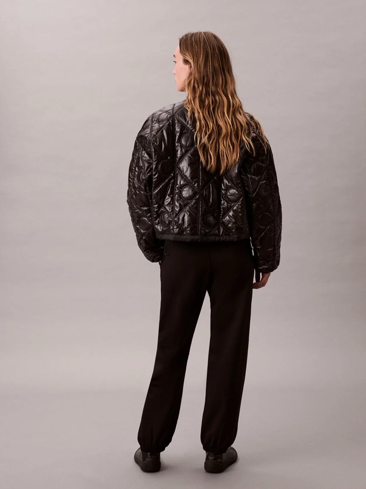 Black Relaxed Premium Terry Joggers