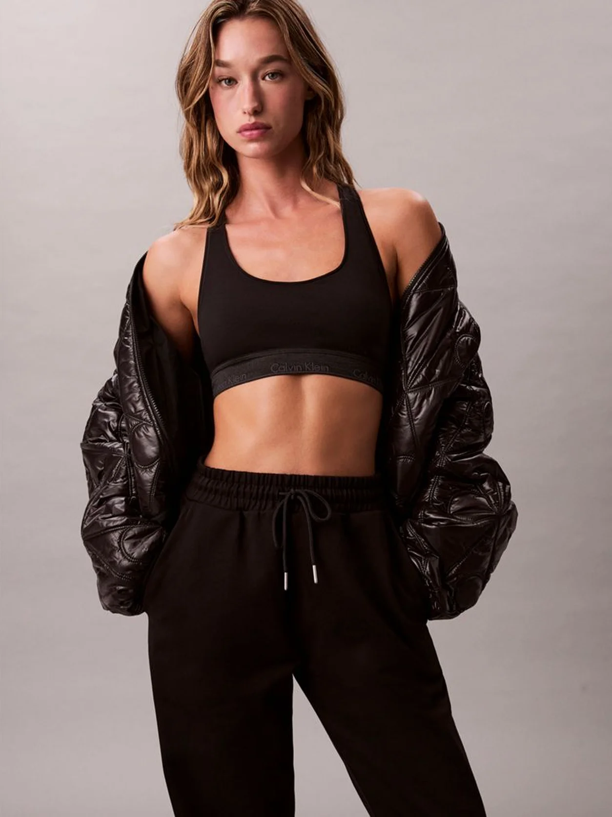 Black Relaxed Premium Terry Joggers