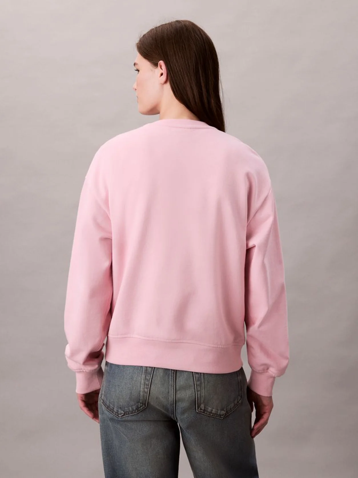 Pink Nectar Cropped Monogram Sweatshirt