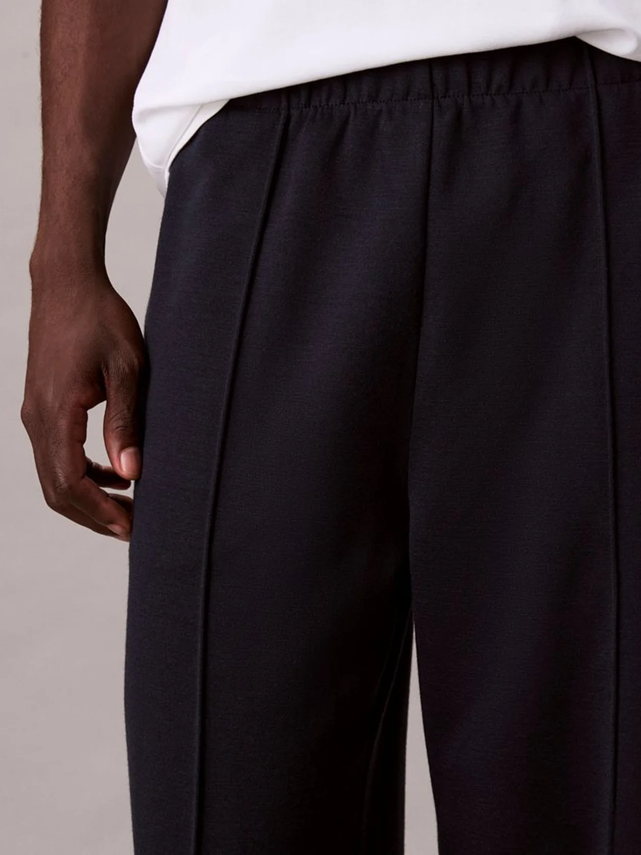 Dark Sapphire بنطال رياضي خفيف من مزيج الصوف