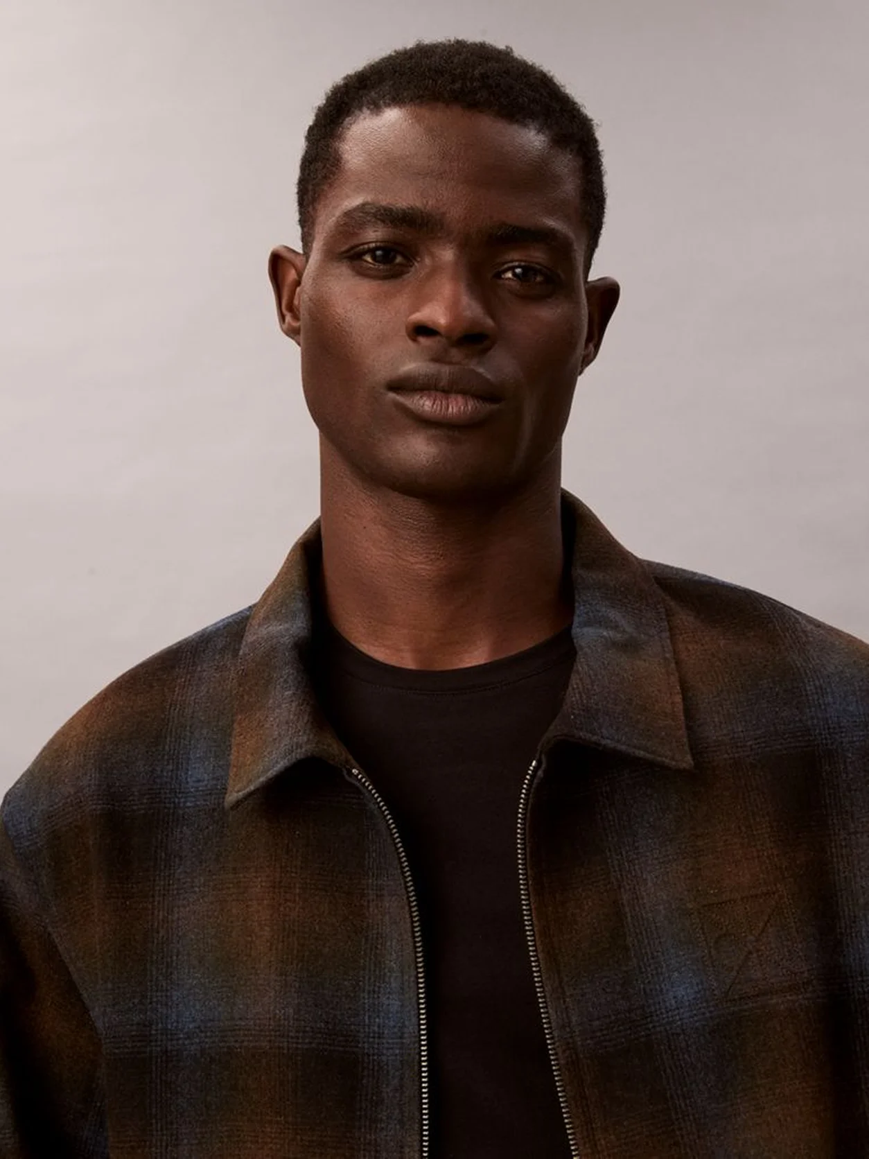 Thrush Yarn-Dyed Wool Blend Flannel Zip Jacket