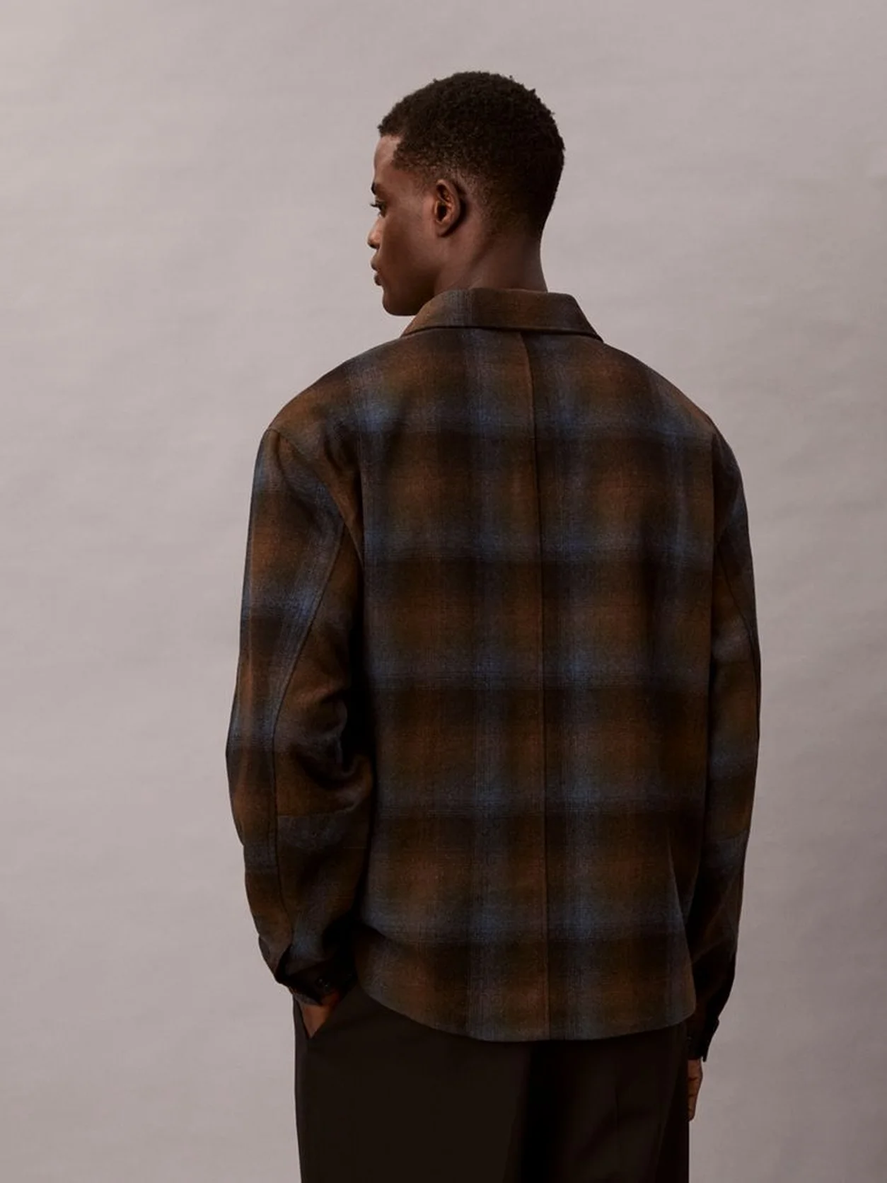 Thrush Yarn-Dyed Wool Blend Flannel Zip Jacket