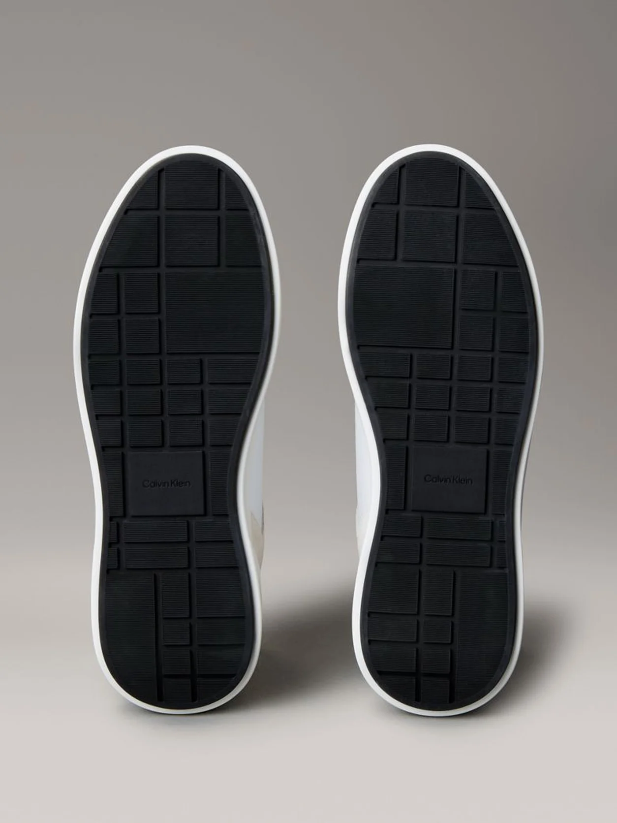 Bright White/Black Leather Durable Traction NYC Trainers